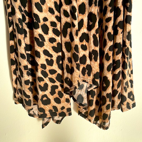 NWT Jolie Moi Knot Front Animal Print Maxi Dress, Size 18 - Picture 3 of 4